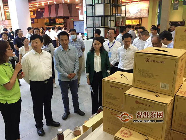 中茶普洱产品全程赞助昆明两科创中心成立仪式，大红印等产品亮相科技成果转化展